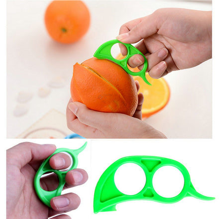 4Pcs Orange Citrus Fruit Peelers Lemon Tangerine Kitchen Gadget Slicer Cutter