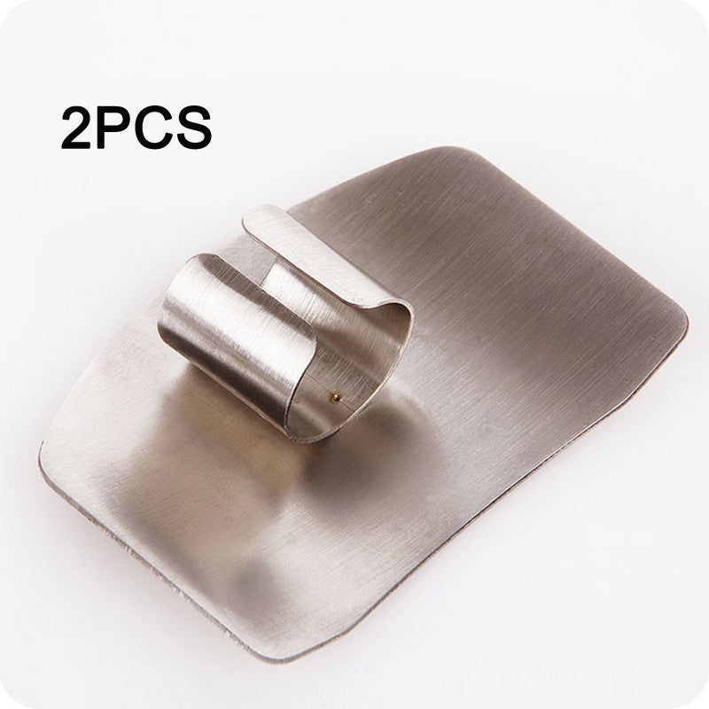 Brand New Kitchen Gadgets Stainless Steel Finger Guard Protect Finger Hand Not To Hurt Knife Cut Chop Safety Guard Cooking Tools