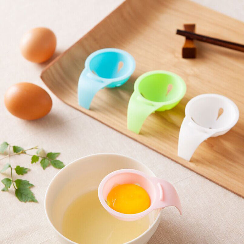 1 pcs Good Quality Plastic Egg White Yolk Separator Divider filter Kitchen Cooking Sifting Gadget for home&restaurant&hotel