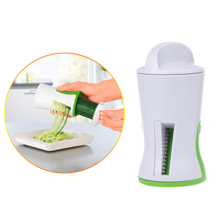 Vegetable Slicer Plastic+ Metal Salads Garnishes Carrot Spiralizer Spiral Slicer Cutter Kitchen Cooking Tools E1Xc