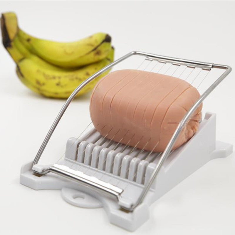 Multifunctional Fruit banana slicers Stainless Steel Egg Cucumber Cutter salad Sausage Slicer Kitchen gadgets #