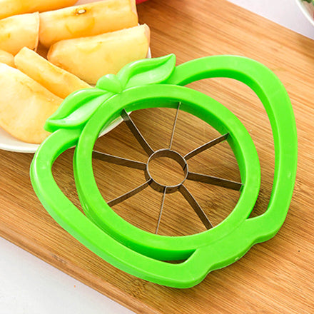 Apple Slicer Fruit Cutter Corer Divider Plastic Stainless Steel Kitchen Gadgets