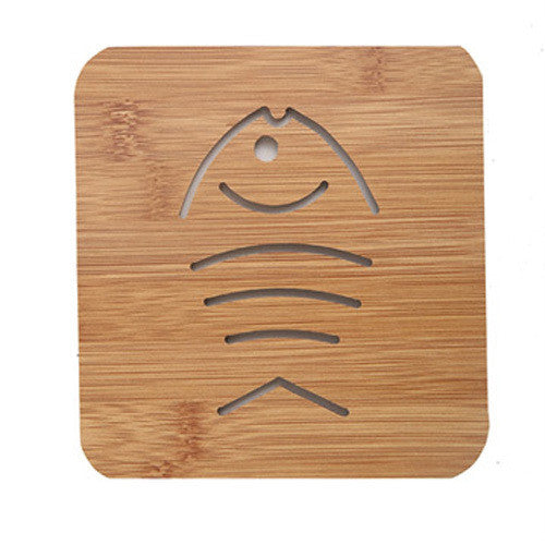 2016 New Wood Cup Coaster Placemat For Dining Table Pot Holder Antiskid Heat Insulation Table Mat Kitchen Accessories