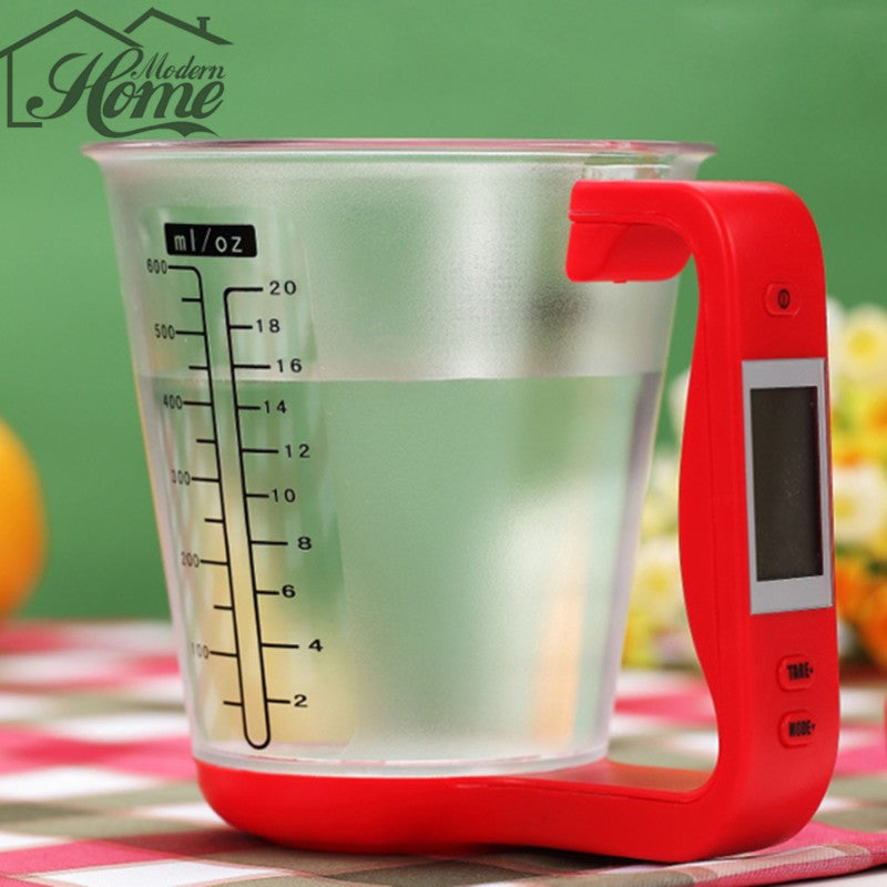 Digital Cup Scale Electronic Measuring Household Jug Scales With LCD Display & Temp Measurement Measuring cups Cooking Tools DIY