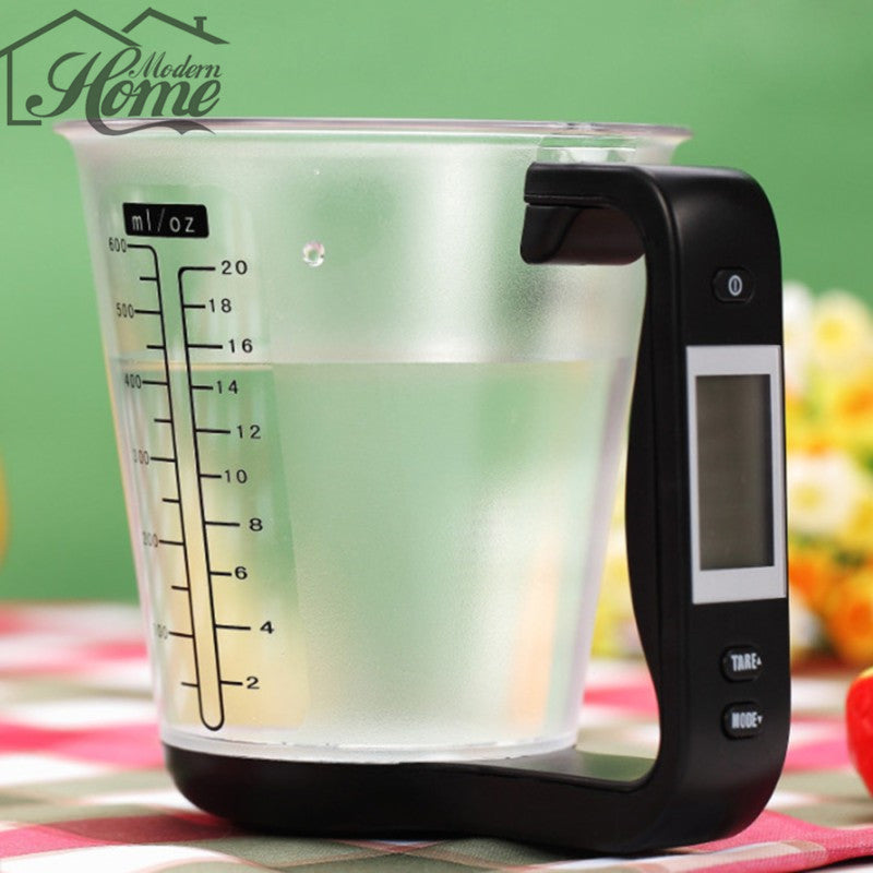 Digital Cup Scale Electronic Measuring Household Jug Scales With LCD Display & Temp Measurement Measuring cups Cooking Tools DIY