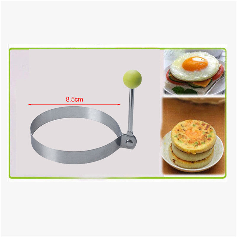 TTLIFE Stainless Steel Egg Shaper Egg Mold Cooking Tools Pancake Molds Ring Biscuit Frying Egg Rings Heart Flower Kitchen Gadget