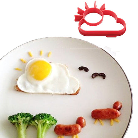 Good Breakfast Silicone Rabbit Love Smile Star Fried Egg Mold Pancake Ring Shaper Cooking Tools Kitchen Gadgets Kid Gift