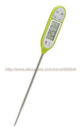 Pen Type LCD Digital Food Thermometer Kitchen Cooking Thermometer BBQ Thermometer for Drink Milk Tea Coffee & Free Shipping