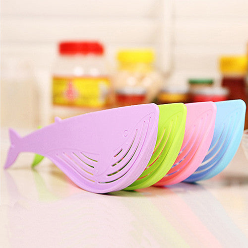 2016  Multifunctional Rice Washer Creative Whale Shape Spoon Filter Kitchen Cooking Tool